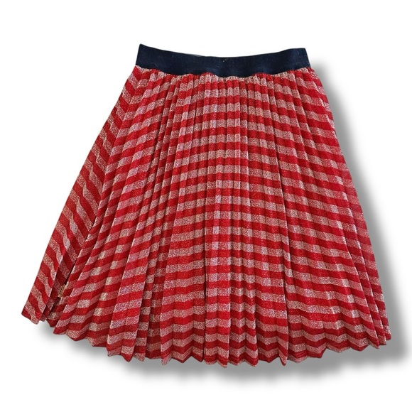 Little Marc Jacobs | Pleated Metallic Skirt (6) - Picture 3 of 8